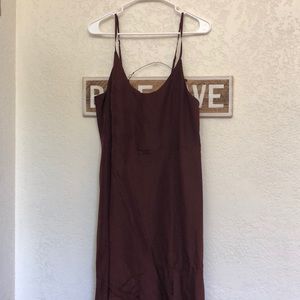 Silk slip dress